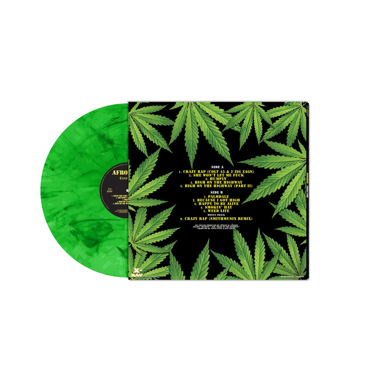 Afroman - Crazy Rap (Green Marble Vinyl LP) - Image 2