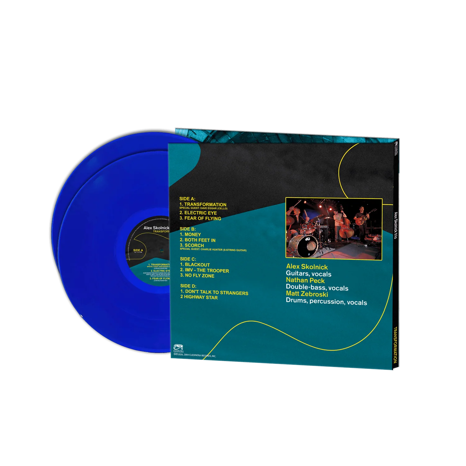 Alex Skolnick Trio - Transformation (Blue Double Vinyl LP) - Image 2