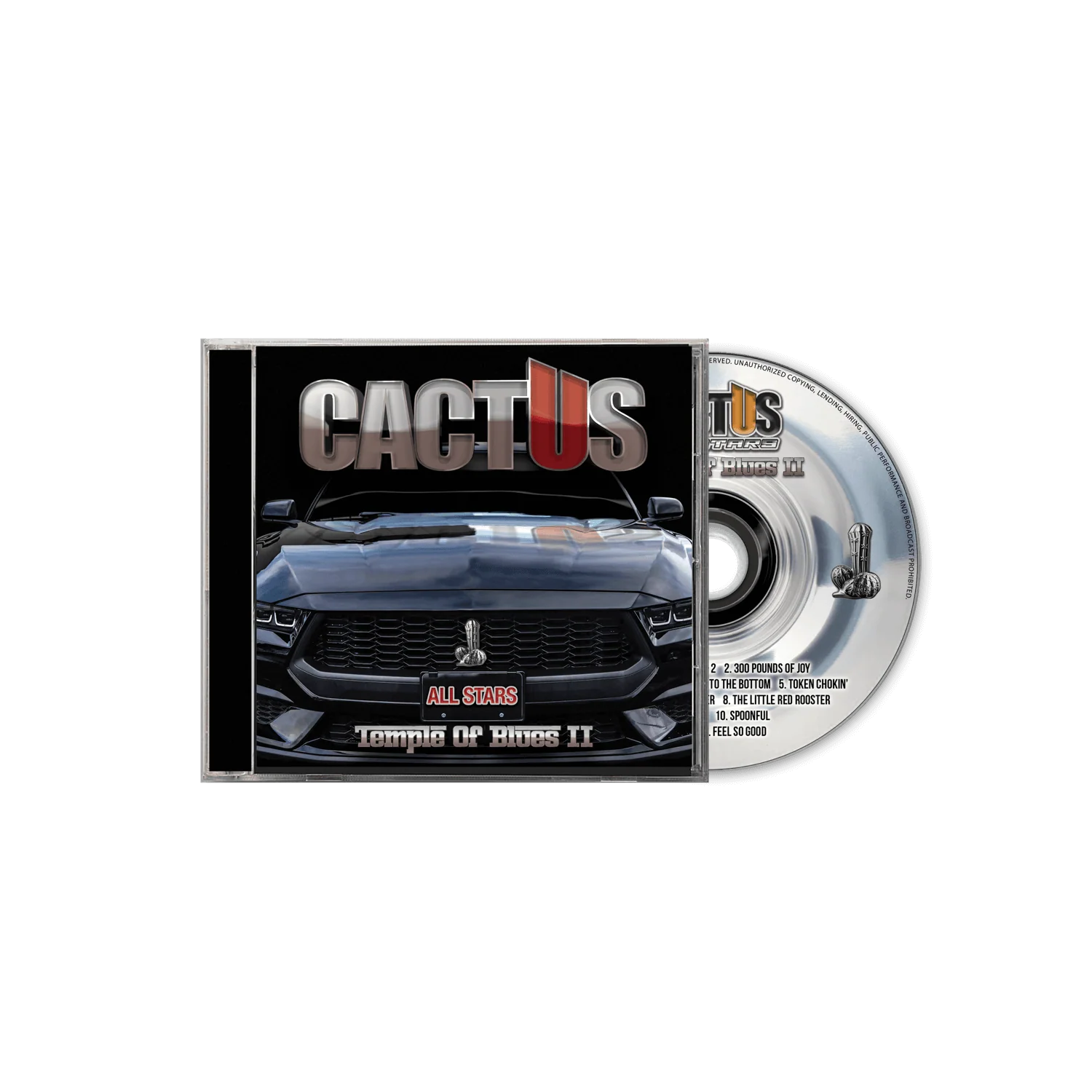 Cactus - Temple Of Blues II - All-Stars (CD + T-Shirt Bundle) - Image 2