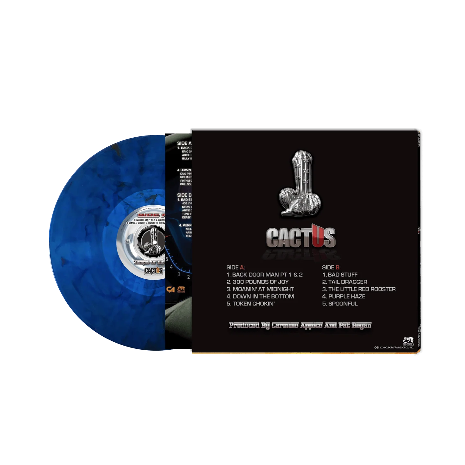 Cactus - Temple Of Blues II - All-Stars (Vinyl LP + T-Shirt Bundle) - Image 4