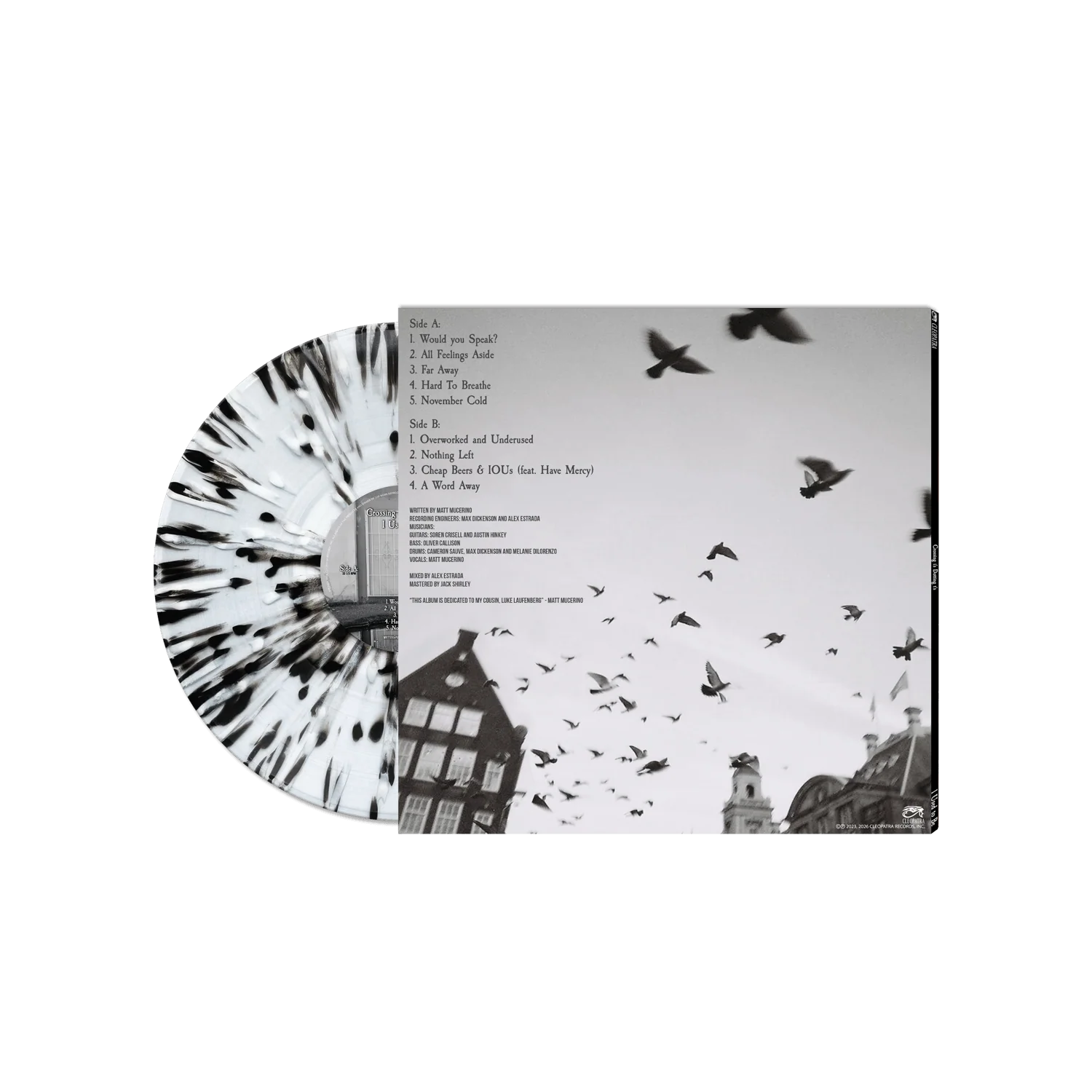Crossing I's Dotting T's - I Used To Be (Black/White/Clear Splatter Vinyl LP) - Image 2