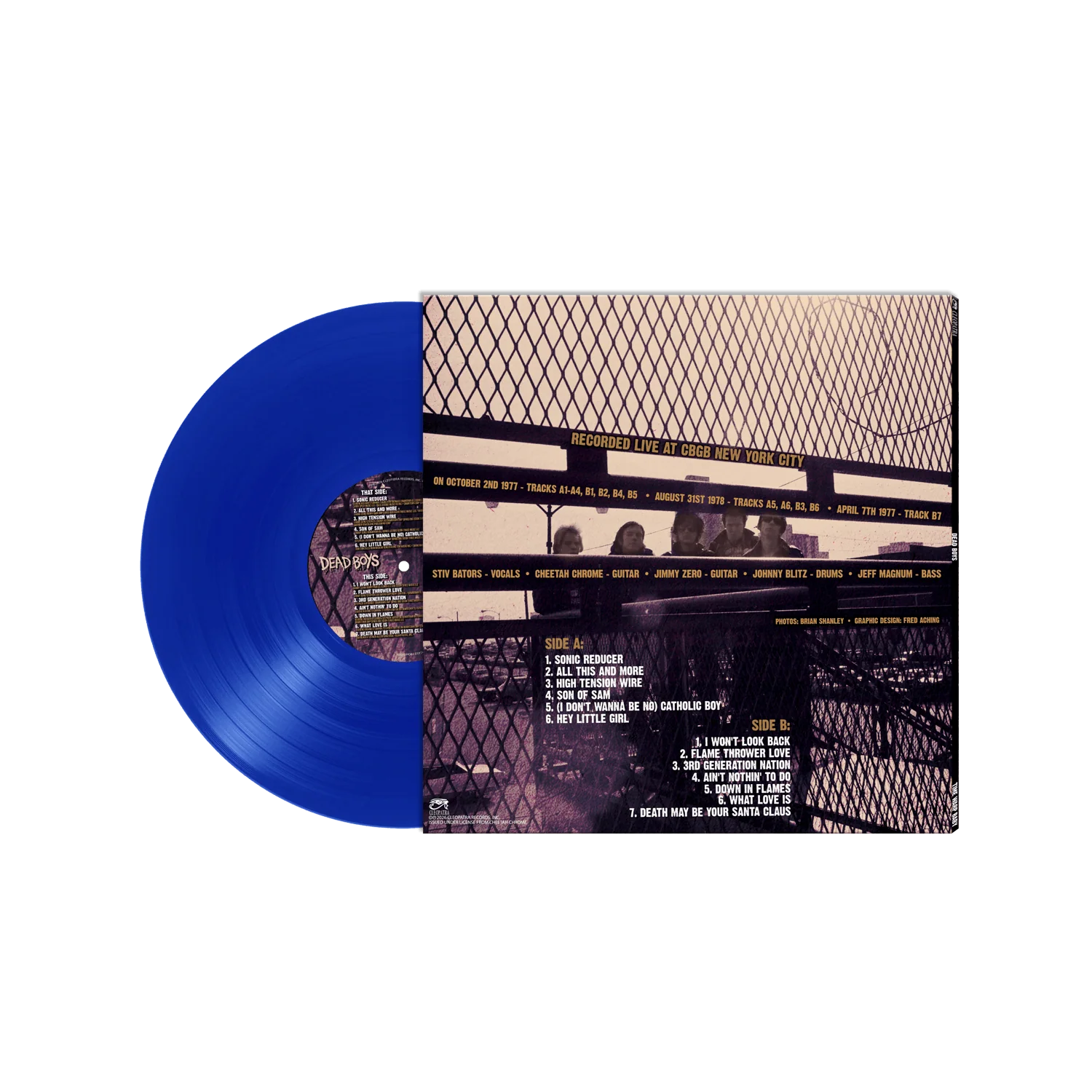 Dead Boys - Time Warp Baby (Blue Vinyl LP) - Image 2