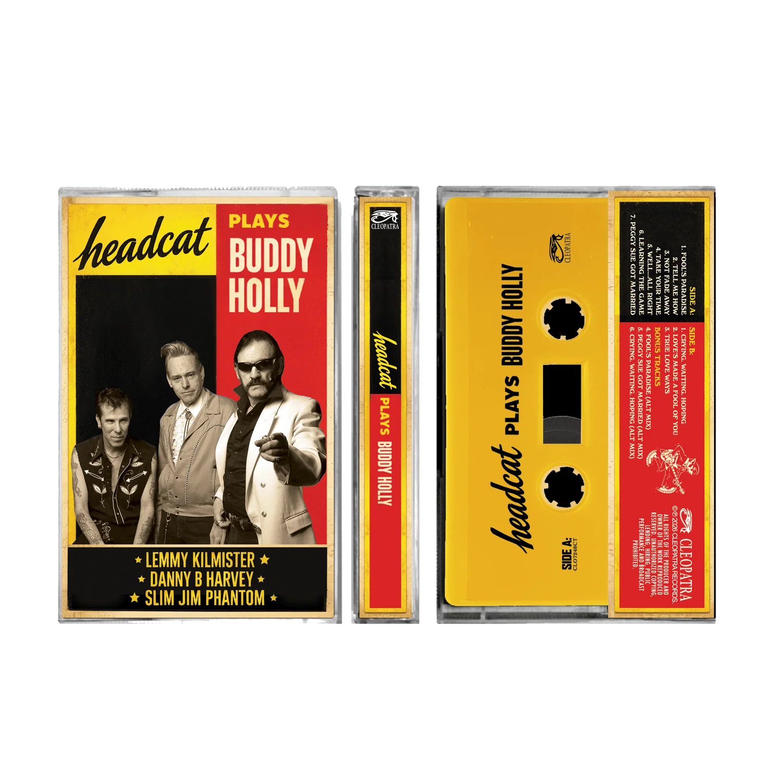 Head Cat - Sings Buddy Holly (Cassette) - Image 2