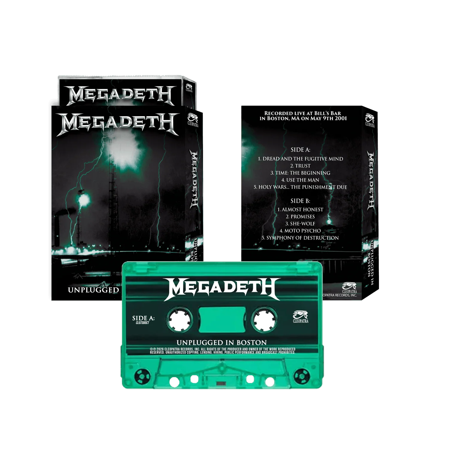 Megadeth - Unplugged In Boston (Cassette)