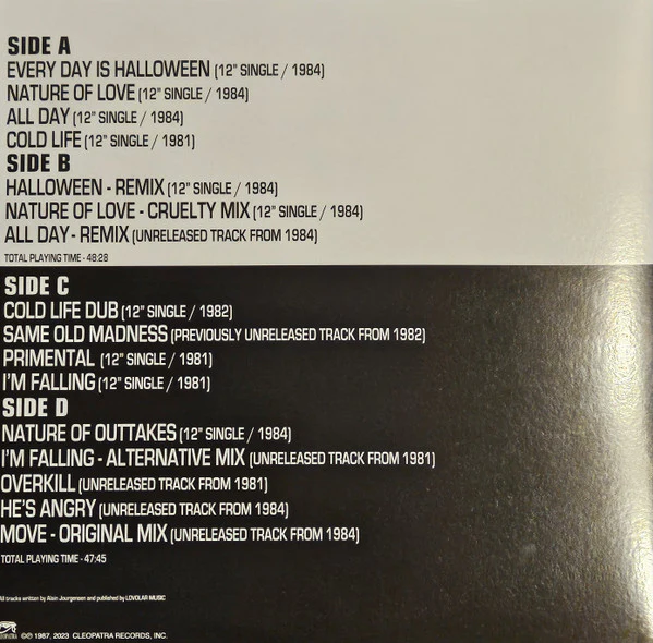 Ministry - Twelve Inch Singles 1981-1984 (Red Double Vinyl LP) - Image 2