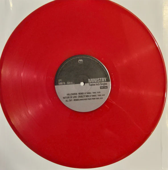 Ministry - Twelve Inch Singles 1981-1984 (Red Double Vinyl LP) - Image 3