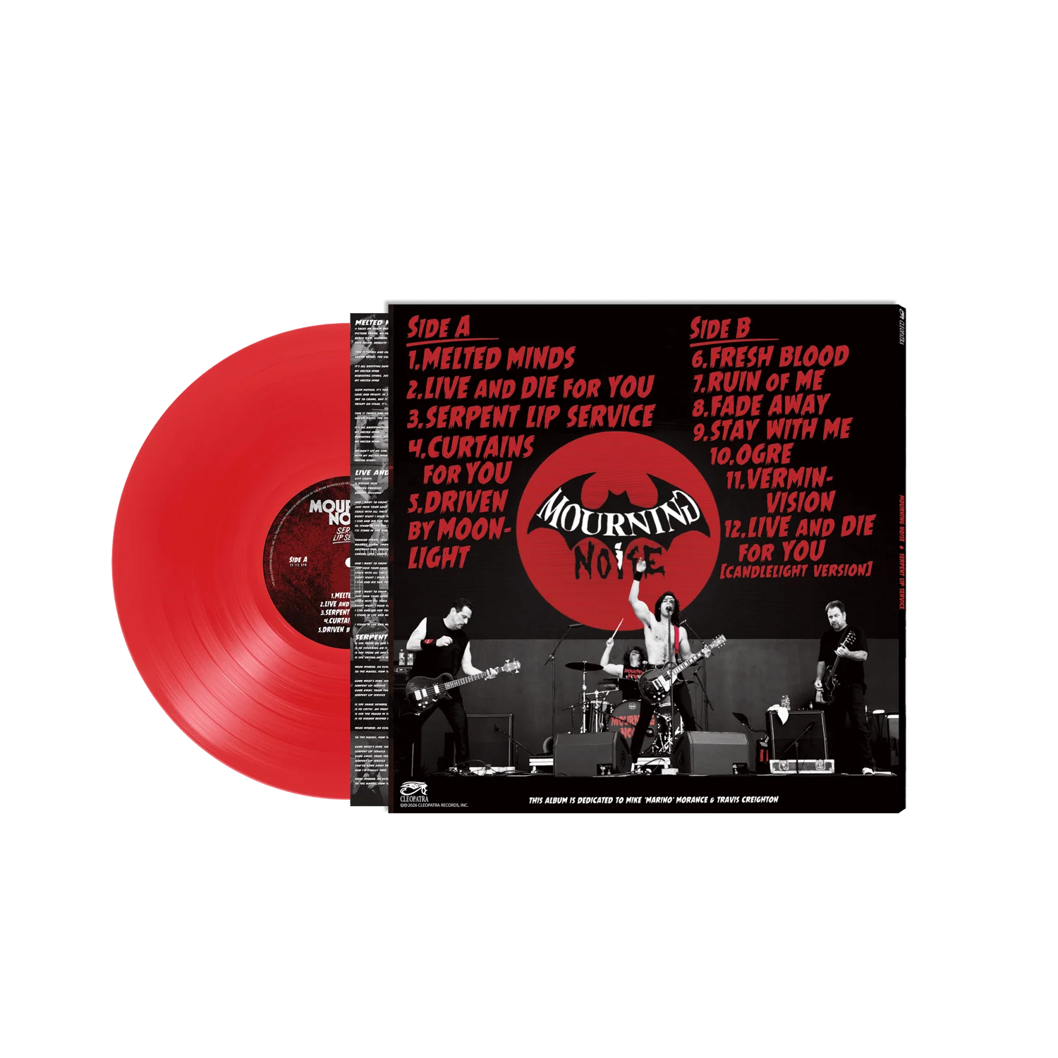 Mourning Noise - Serpent Lip Service (Red Vinyl LP) - Image 2