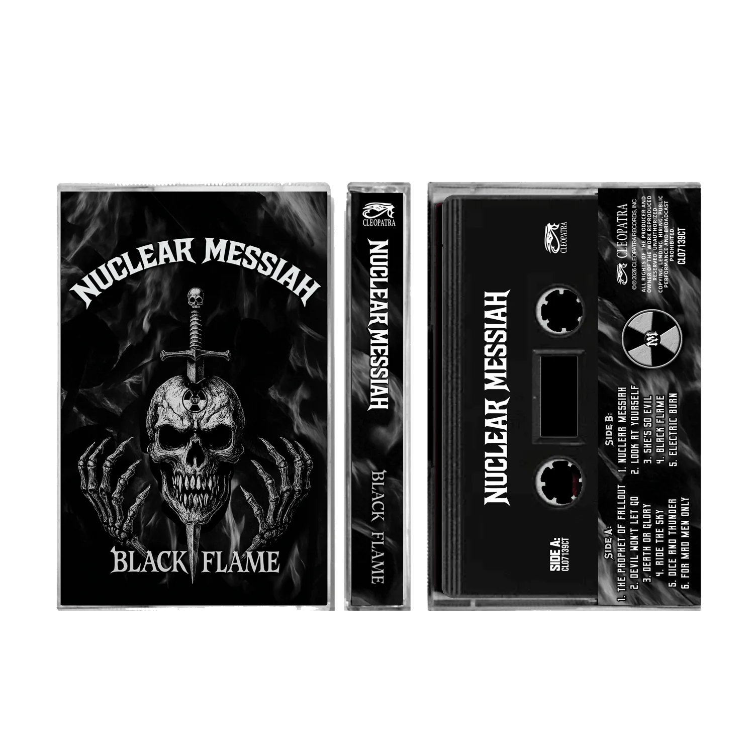 Nuclear Messiah - Black Flame (Cassette) - Image 2