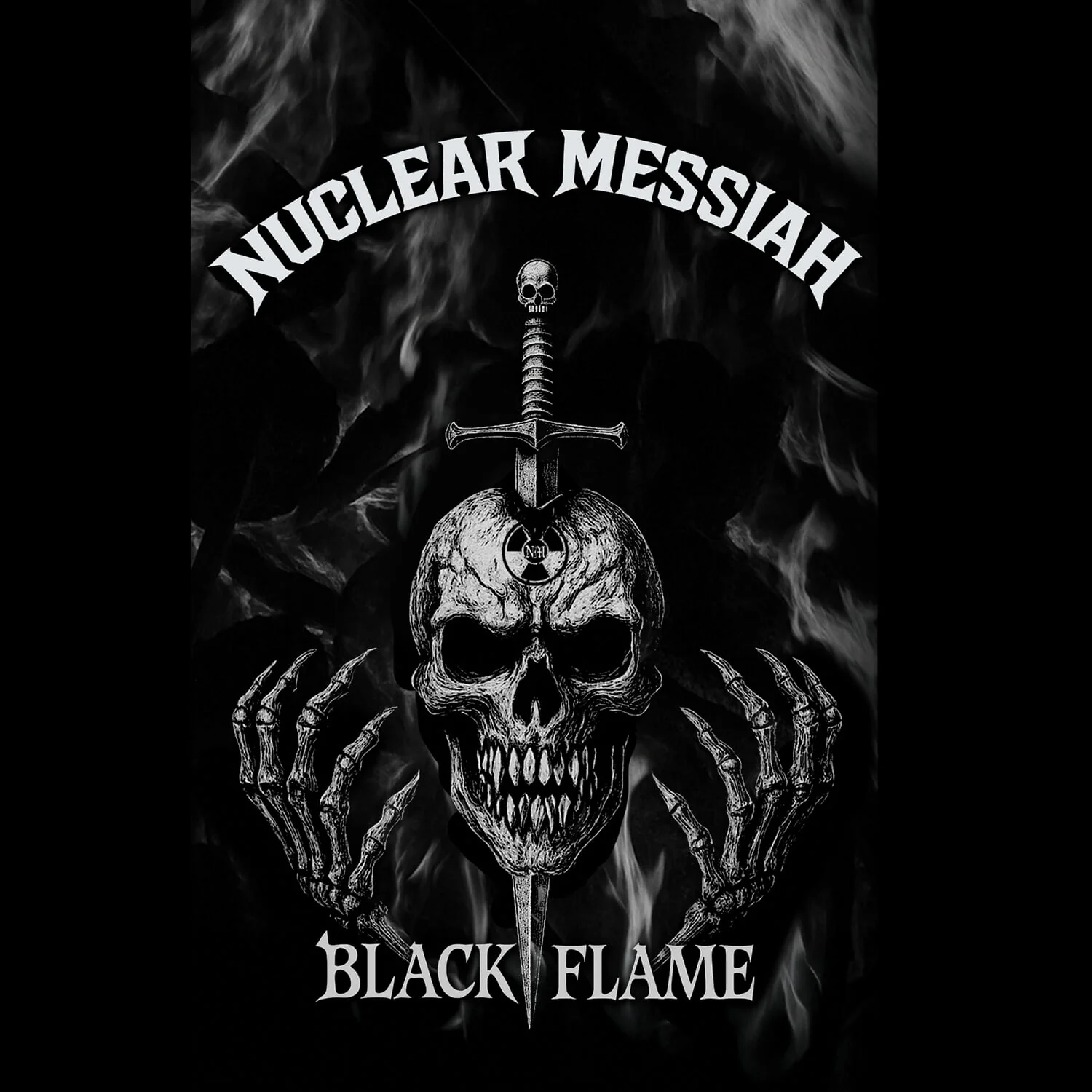 Nuclear Messiah - Black Flame (Cassette) - Image 3