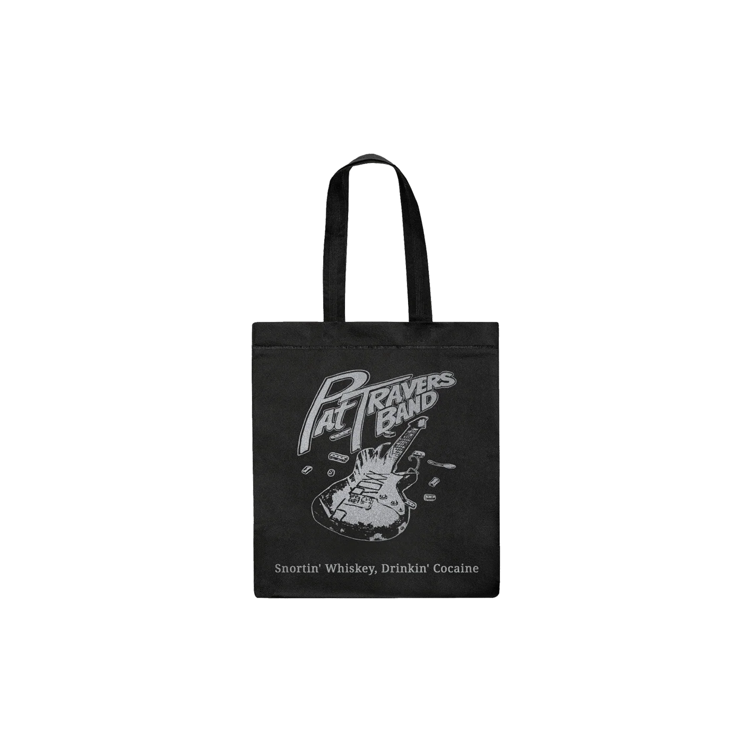 Pat Travers: Snortin' Whiskey, Drinkin' Cocaine (Tote Bag)