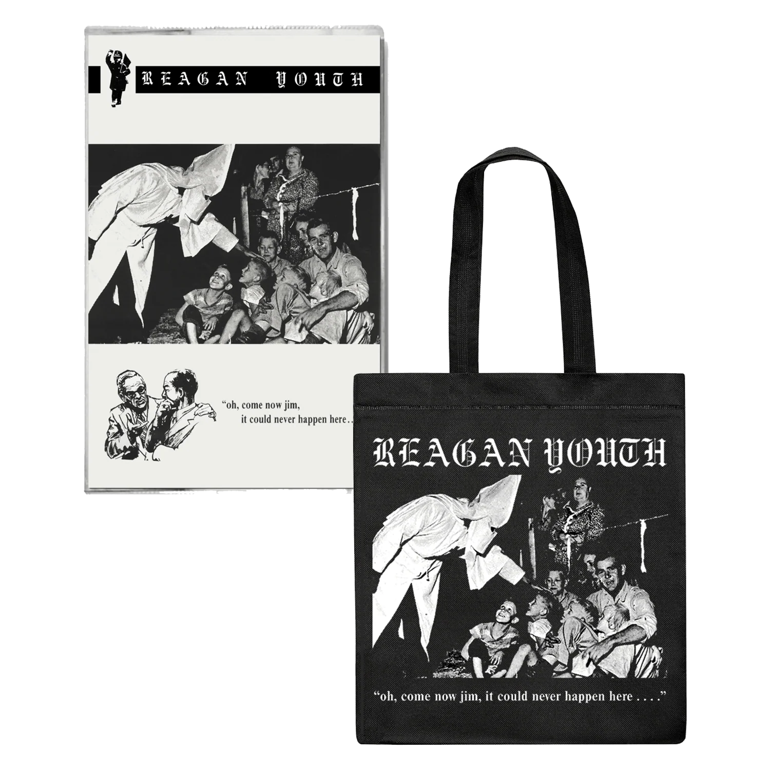 Reagan Youth - Youth Anthems For The New Order / Volume 1  (Cassette + Tote Bag Bundle)