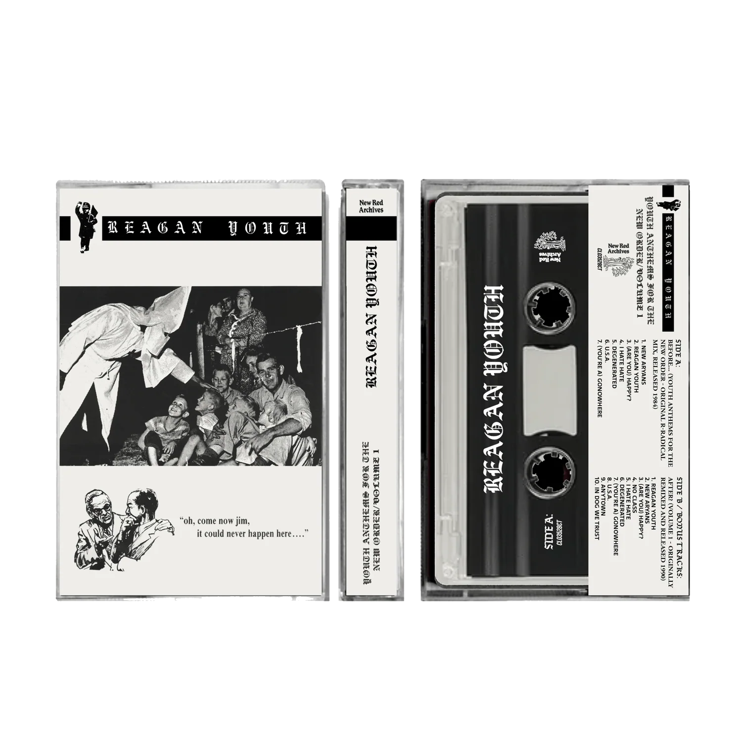 Reagan Youth - Youth Anthems For The New Order / Volume 1  (Cassette + Tote Bag Bundle) - Image 2