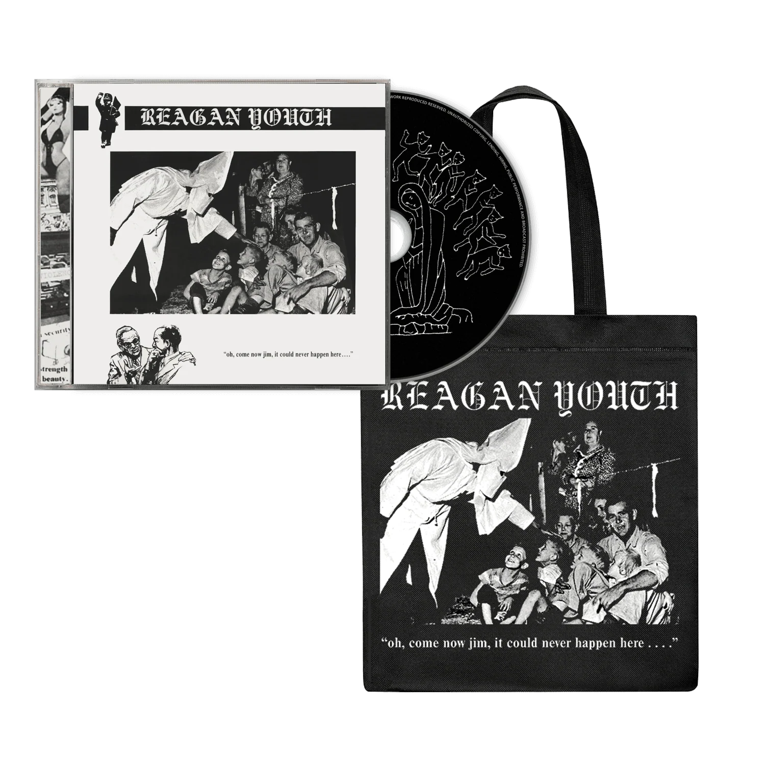 Reagan Youth - Youth Anthems For The New Order / Volume 1  (CD or LP + Tote Bag) - Image 2