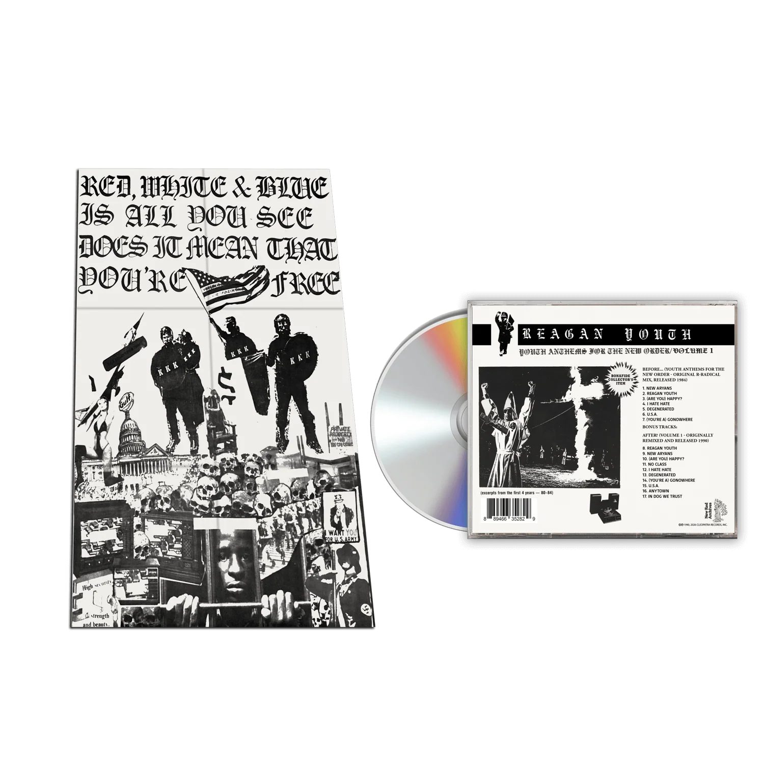 Reagan Youth - Youth Anthems For The New Order / Volume 1  (CD or LP + Tote Bag) - Image 4