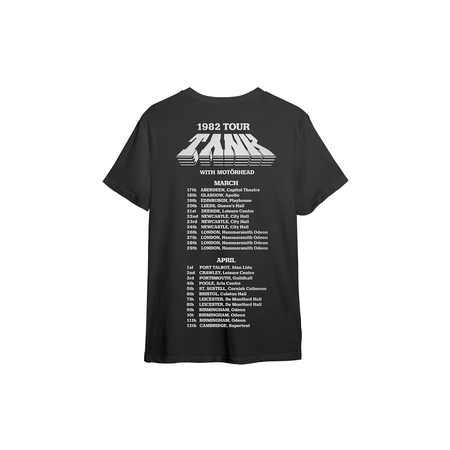 Tank: 1982 Tour / Filth Hounds Of Hades (Metallic T-Shirt) - Image 2