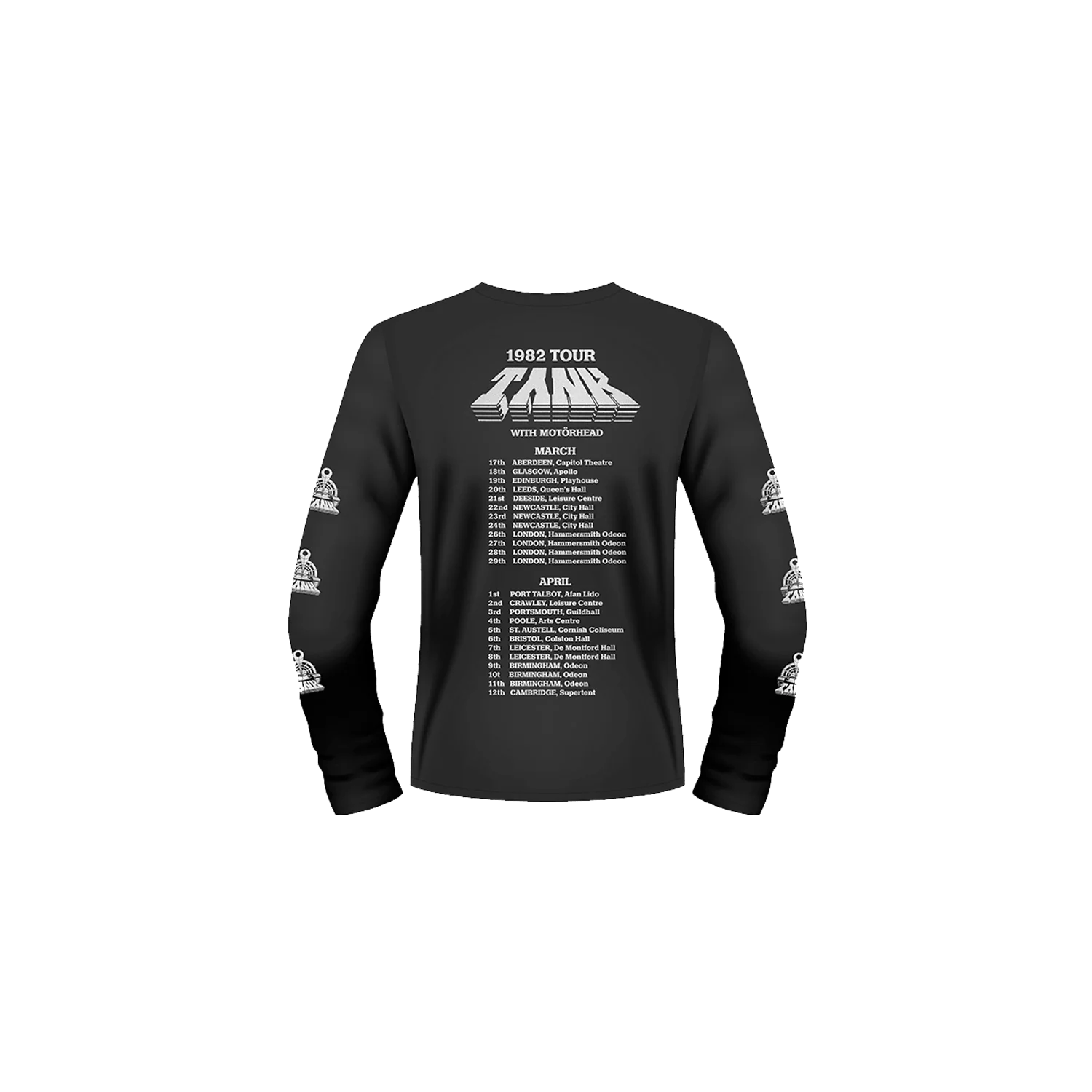 Tank: 1982 Tour / Filth Hounds Of Hades (Metallic T-Shirt) - Image 4