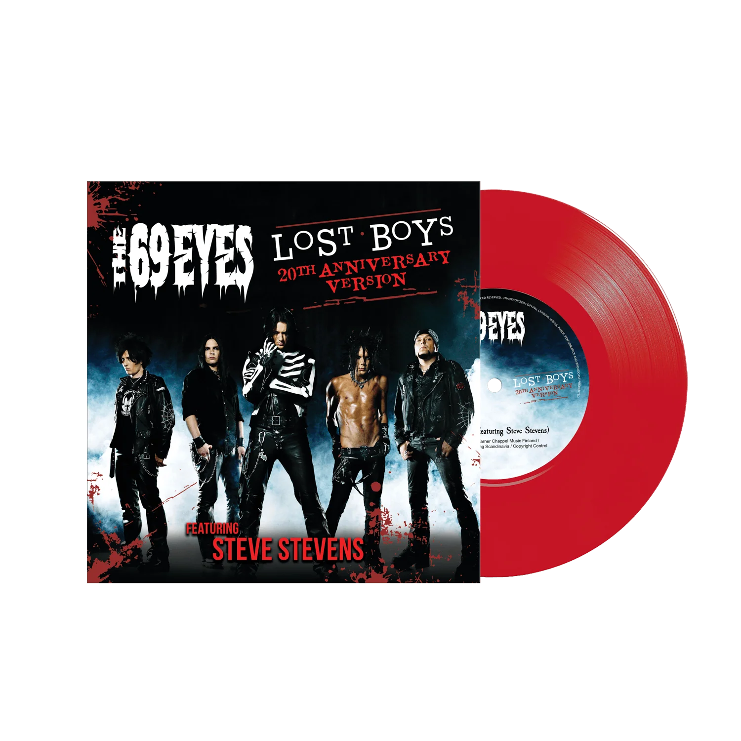The 69 Eyes feat. Steve Stevens - Lost Boys - 20th Anniversary Version (Red 7" Vinyl)