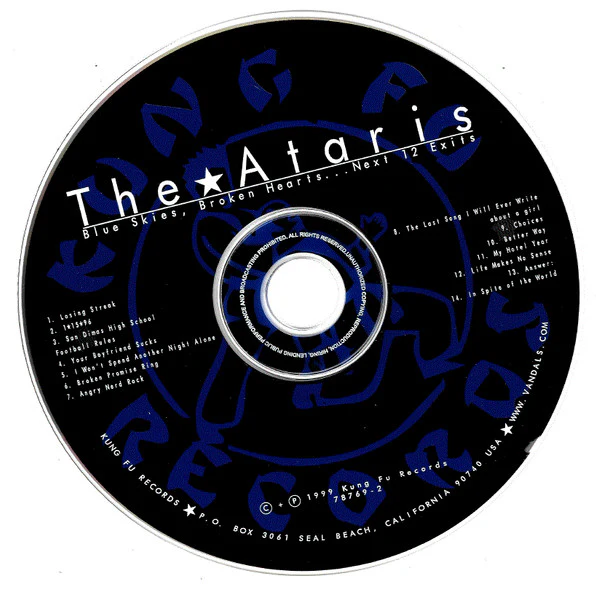 The Ataris - Blue Skies, Broken Hearts...Next 12 Exits (CD) - Image 3