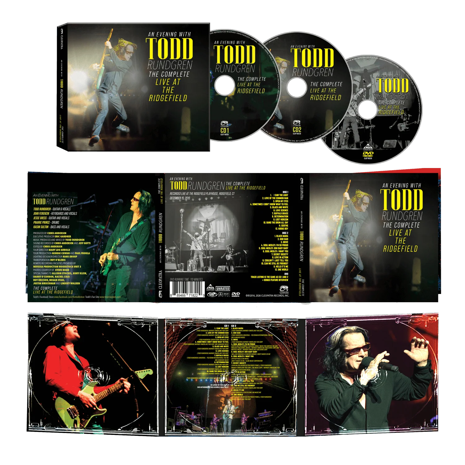 Todd Rundgren - An Evening with Todd Rundgren: The Complete Live at The Ridgefield (2 CD + DVD) - Image 2