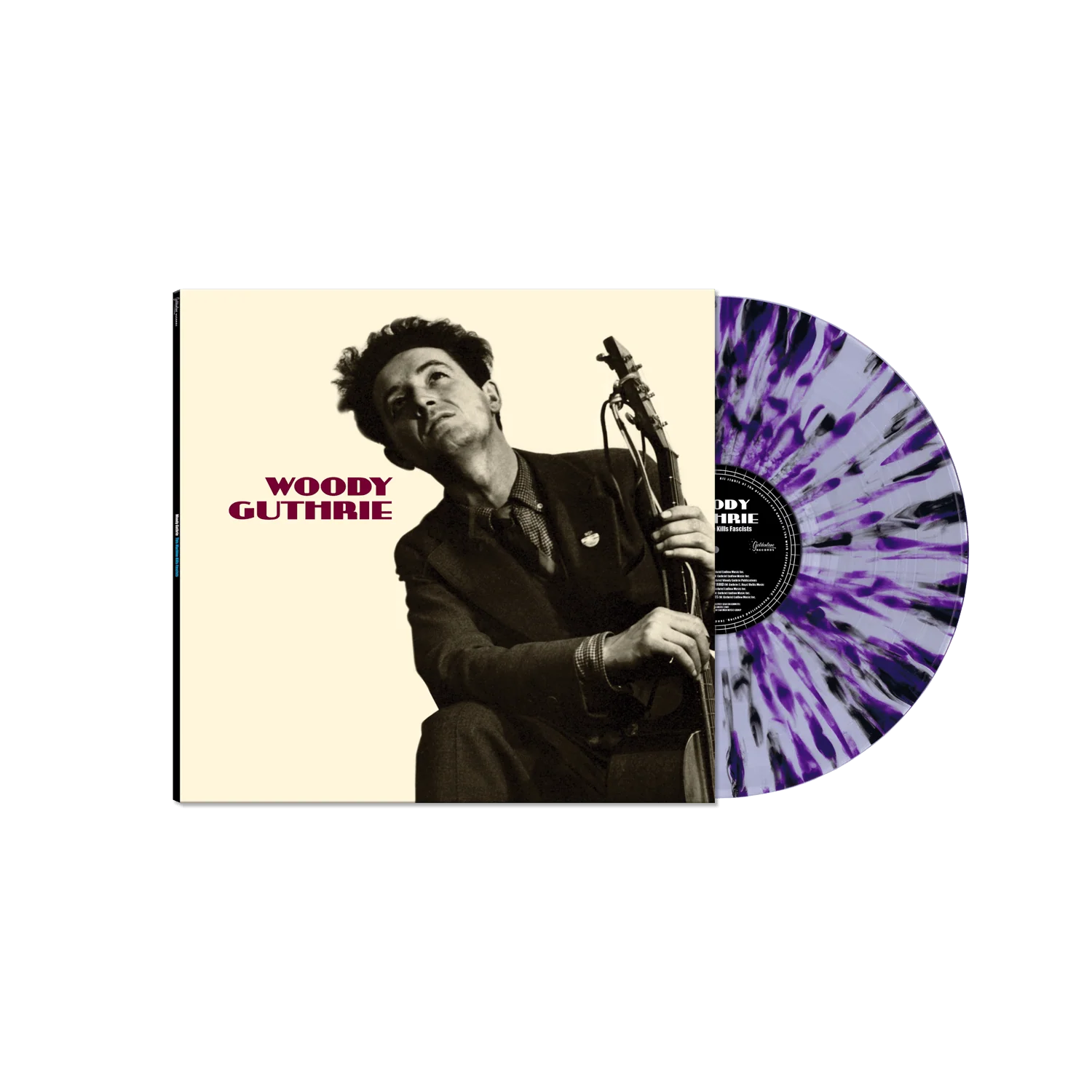 Woody Guthrie - This Machine Kills Fascists (Black/Clear/Purple/Splatter Vinyl LP)